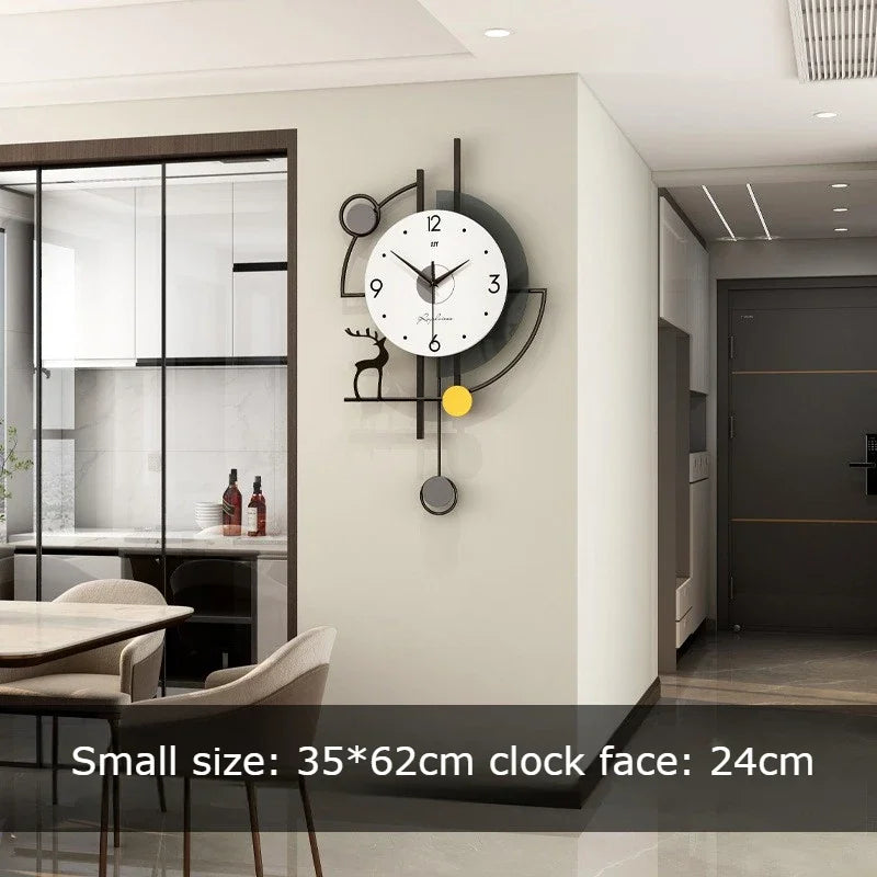 Modern Large Wall Clocks Silent Luxury Aesthetic Unique Clock Wall Art Elegant Stylish Clocks Living Room Watches Decoration
